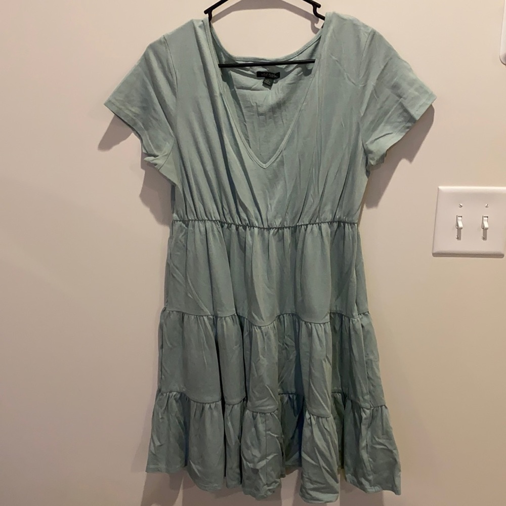 Mint blue dress